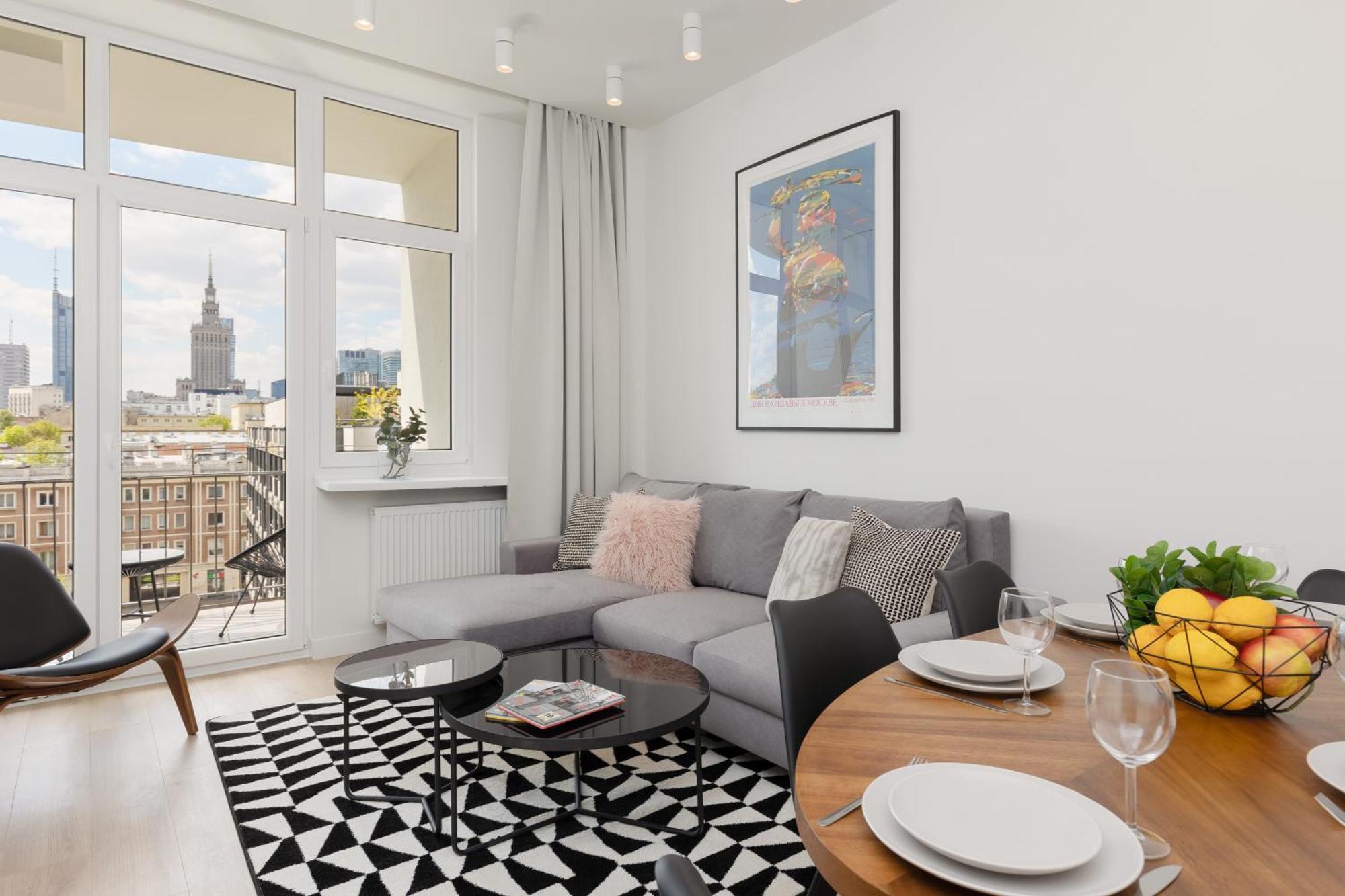 City Panorama Spacious Apartment By Renters Prestige Warsaw Exterior photo