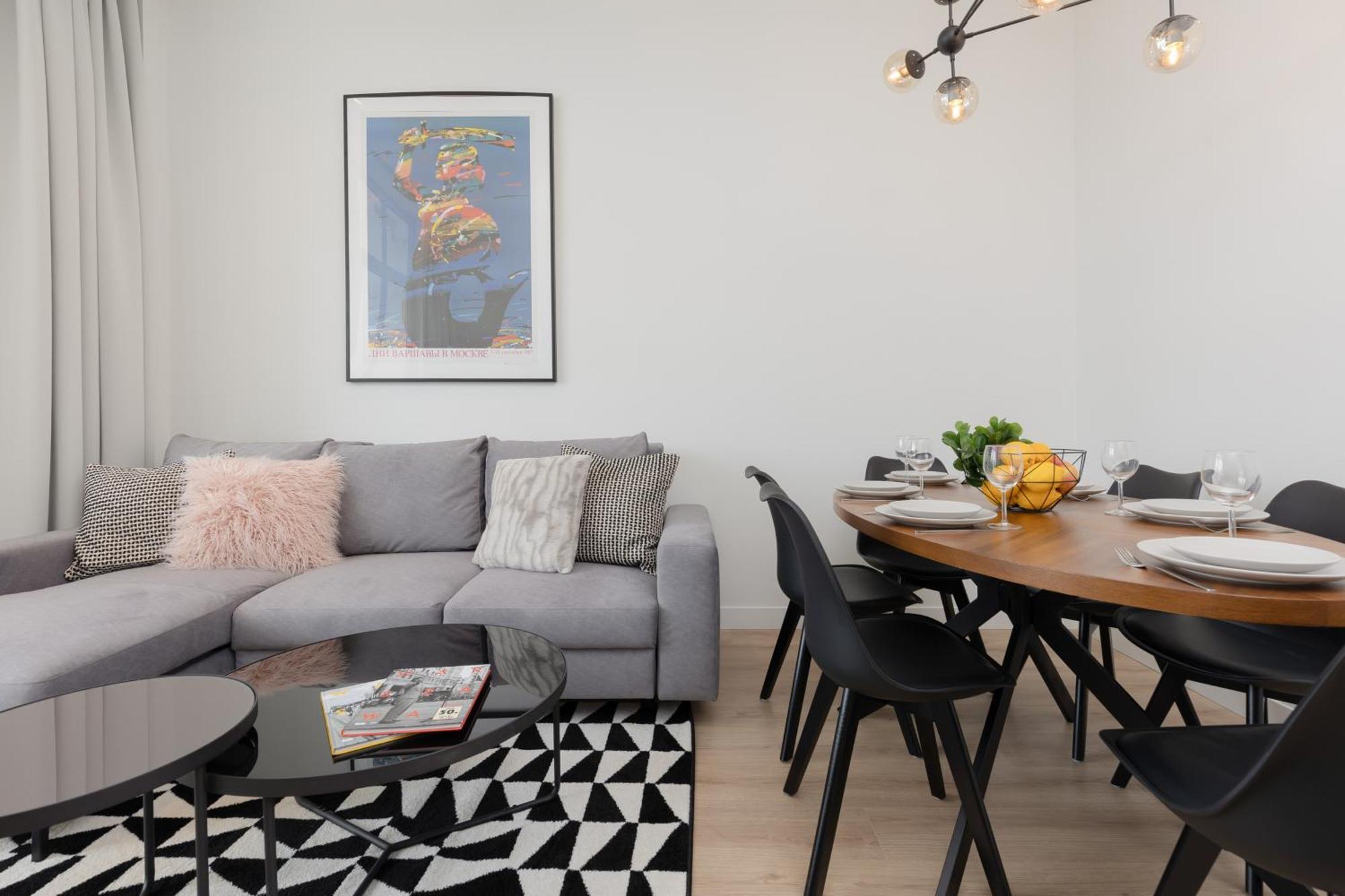City Panorama Spacious Apartment By Renters Prestige Warsaw Exterior photo